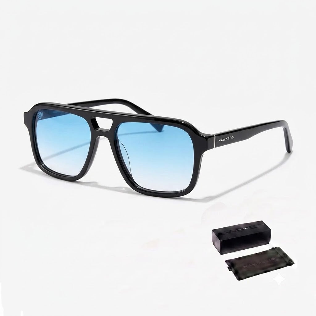 LENTES DE SOL HAWKERS CROUPIER HCRO26BLX0 AZUL - TALLA 53MM - LOAIZAR.PE - 1