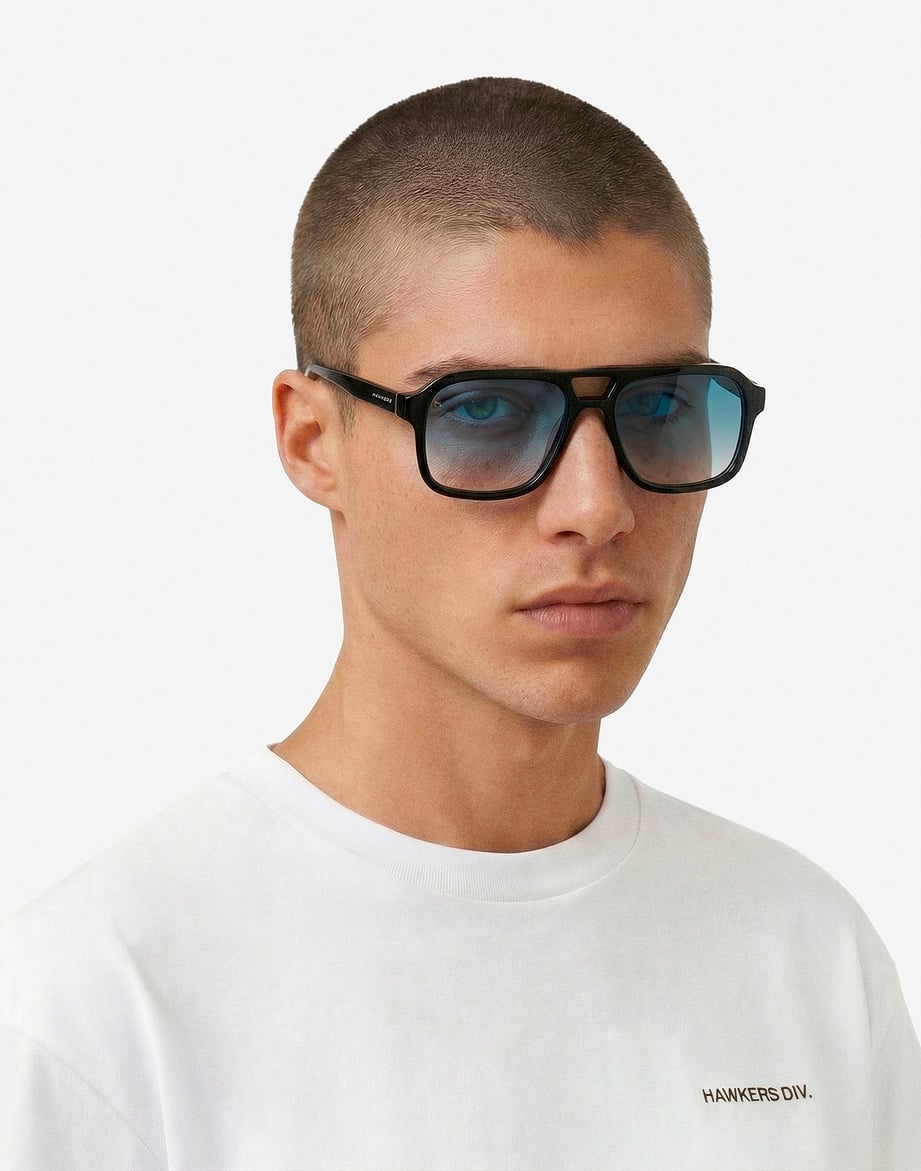 LENTES DE SOL HAWKERS CROUPIER HCRO26BLX0 AZUL - TALLA 53MM - LOAIZAR.PE - 2