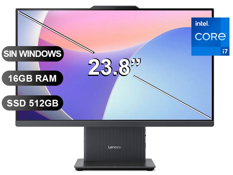 AIO LENOVO IDEACENTRE 24IRH9, I7-13620H, 16GB RAM, 512GB SSD, 23.8', SIN WINDOWS (F0HN00MJLD) - 1