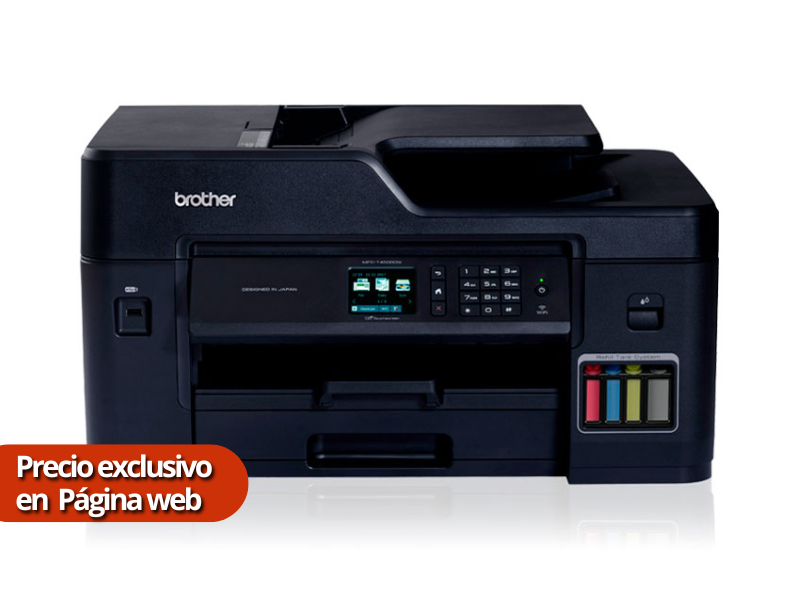 IMPRESORA MULTIFUNCIONAL BROTHER MFC-T4500DW, A3, WIFI, DUPLEX, ADF - 1