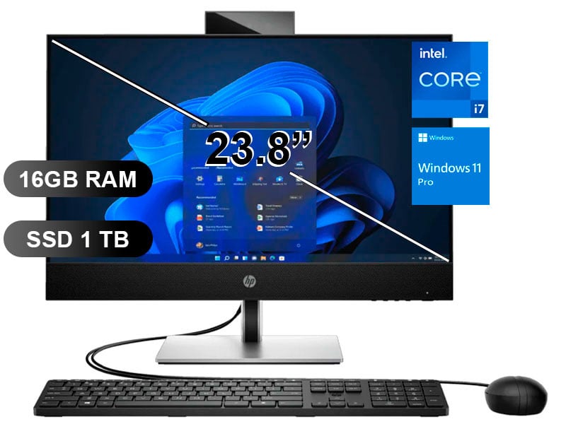 AIO HP PROONE 440 G9 I7-12700T, 16GB RAM, 1TB SSD, W11PRO, 23.8' (700J7LS) - 1