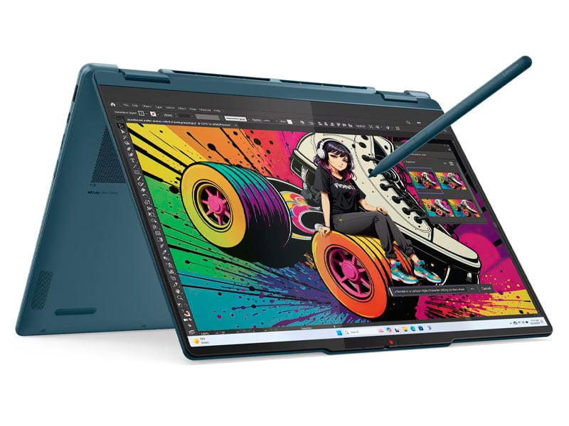 LAPTOP LENOVO YOGA 7 2-EN-1 14AKP10 RYZEN7 350, 32GB, 1TB SSD, SIN WINDOWS, 14' TÁCTIL (83JR006YLM) - 3