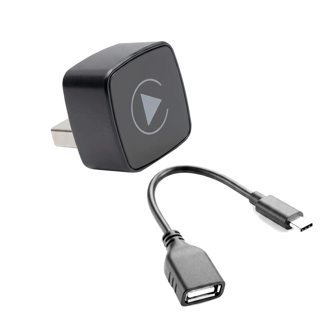 ADAPTADOR INALÁMBRICO CARPLAY/ANDROID AUTO 2.4 GHZ + 5GHZ BT 5.2 OZ TUNNING - 2