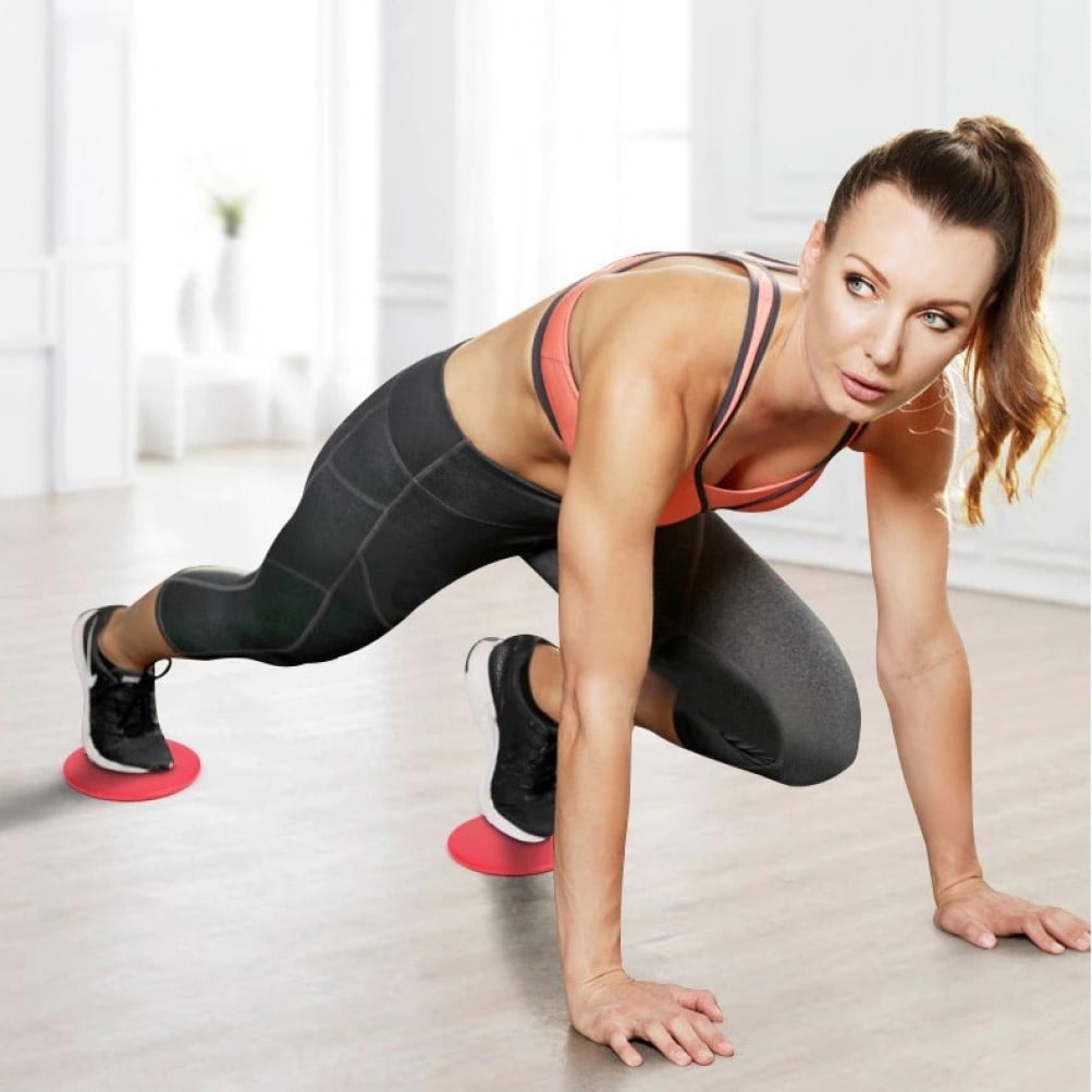 SET 2 DISCOS DESLIZANTES ENTRENAMIENTO YOGA GYM FITNESS - 3