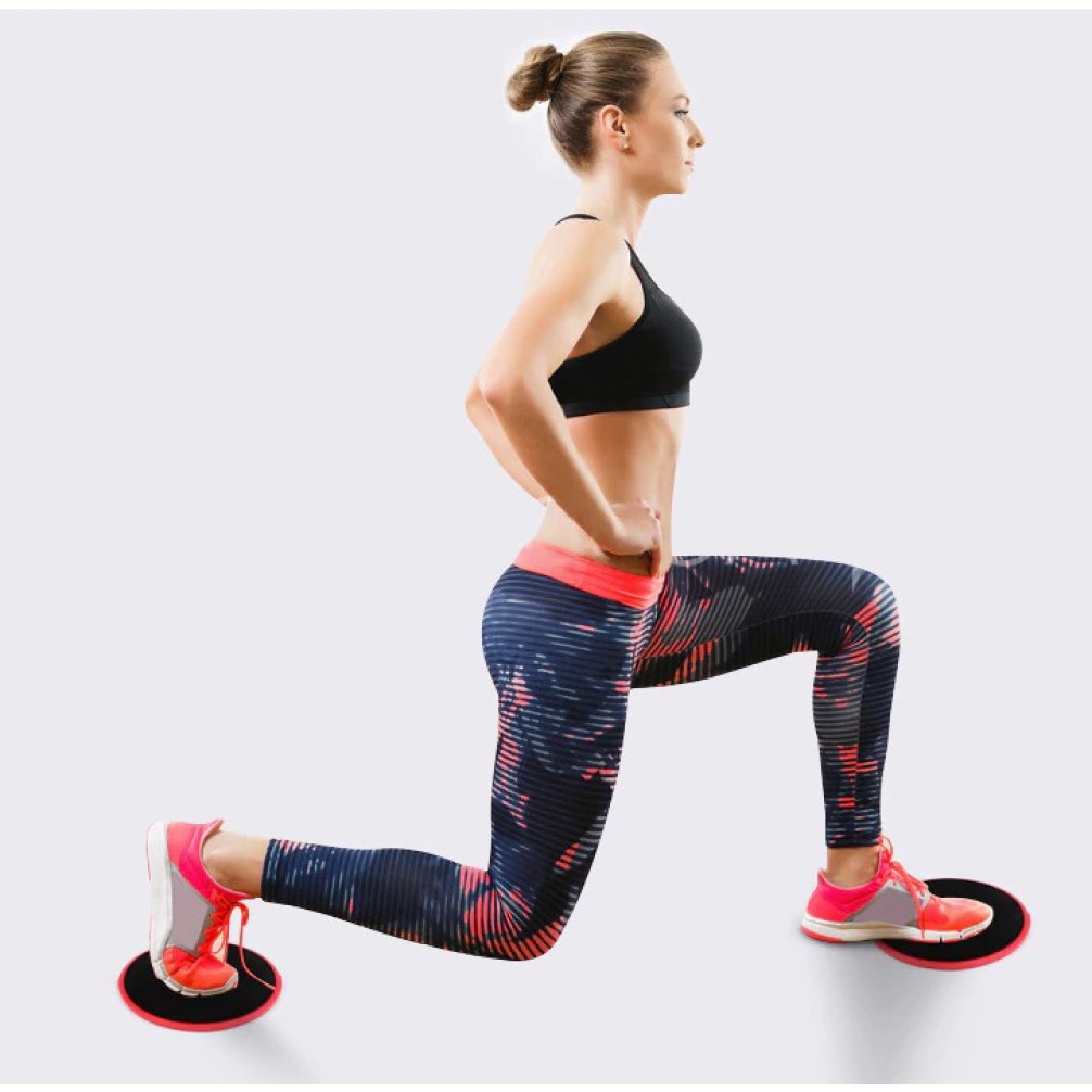 SET 2 DISCOS DESLIZANTES ENTRENAMIENTO YOGA GYM FITNESS - 4