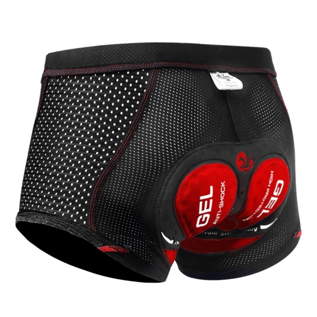 PANTALONETA CICLISMO X-TIGER NEGRO BOXER CON ALMOHADILLA GEL - 1