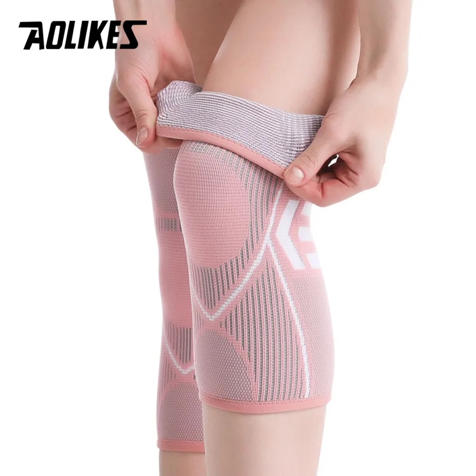 RODILLERAS DEPORTIVAS AOLIKES A-7728 ALTA COMPRESIÓN ROSADO - 3