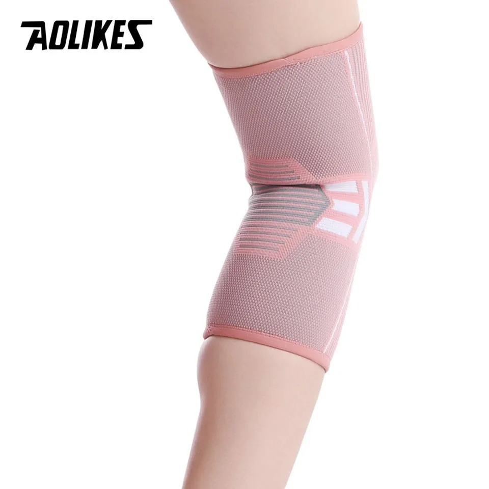 RODILLERAS DEPORTIVAS AOLIKES A-7728 ALTA COMPRESIÓN ROSADO - 4