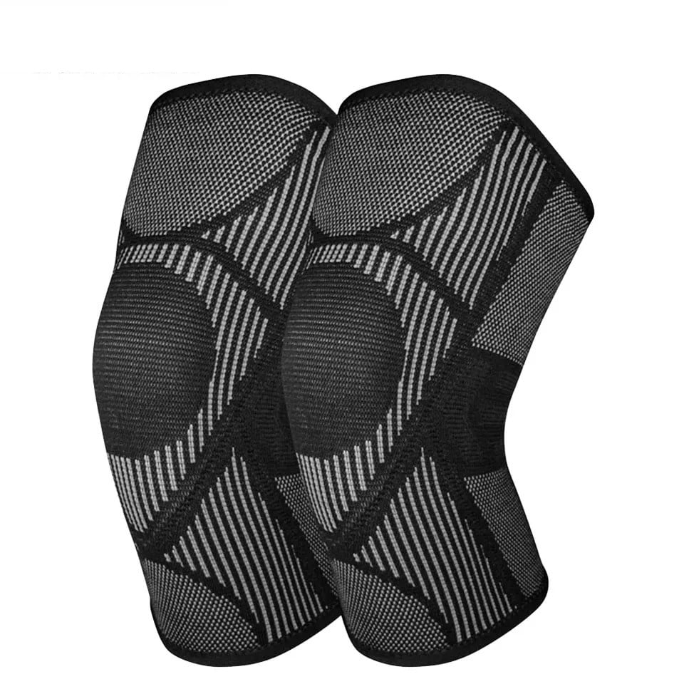 RODILLERAS DEPORTIVAS AOLIKES A-7728 ALTA COMPRESIÓN NEGRO - 1