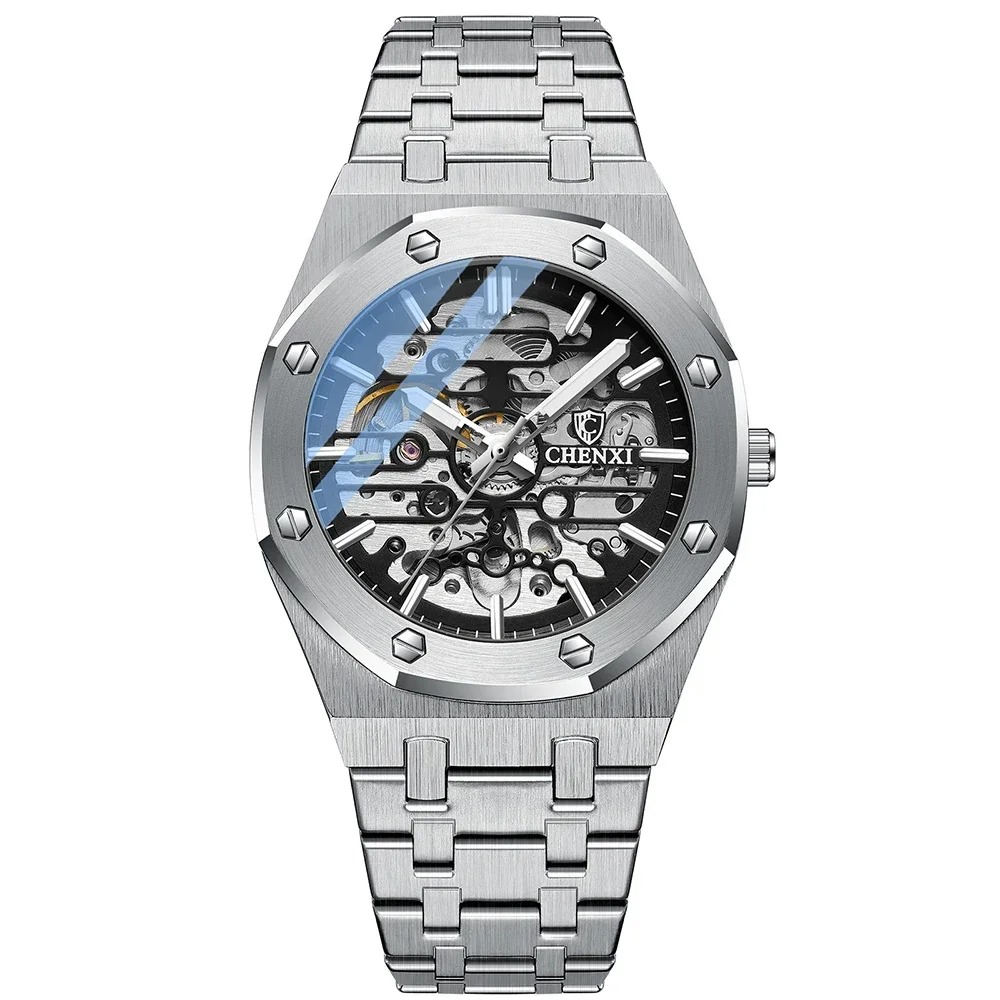 RELOJ LUJO CHENXI 8848 MECANICO-AUTOMATICO SKELETON - 2