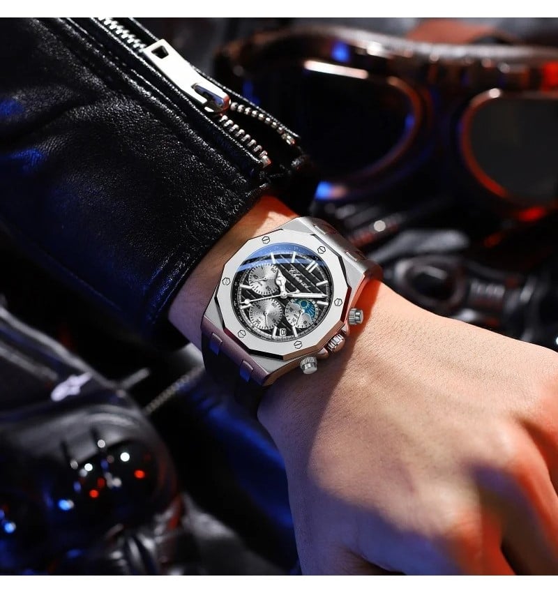 RELOJ HOMBRE CHENXI 968 CRONOGRAFO - 3