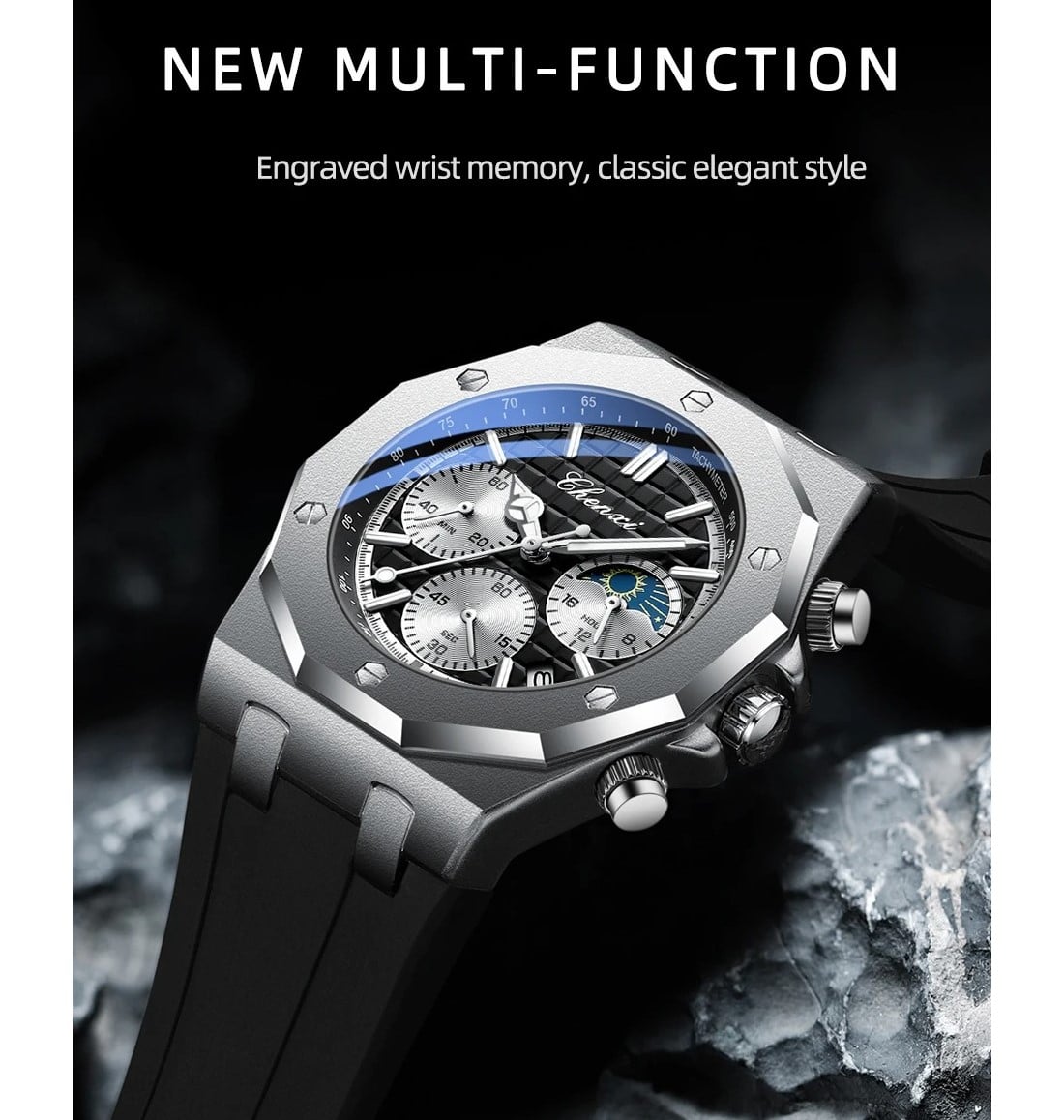 RELOJ HOMBRE CHENXI 968 CRONOGRAFO - 4