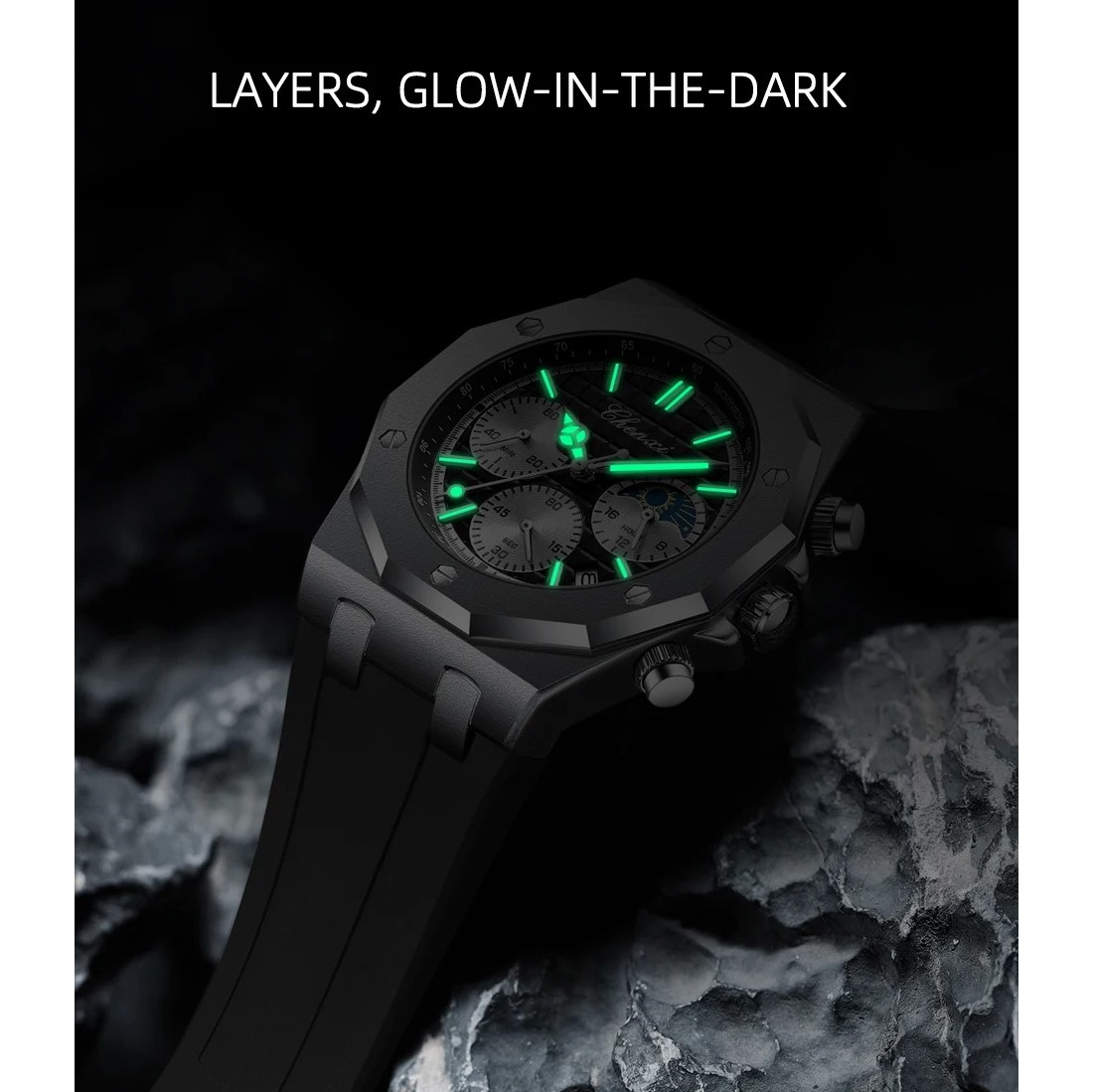 RELOJ HOMBRE CHENXI 968 CRONOGRAFO - 6