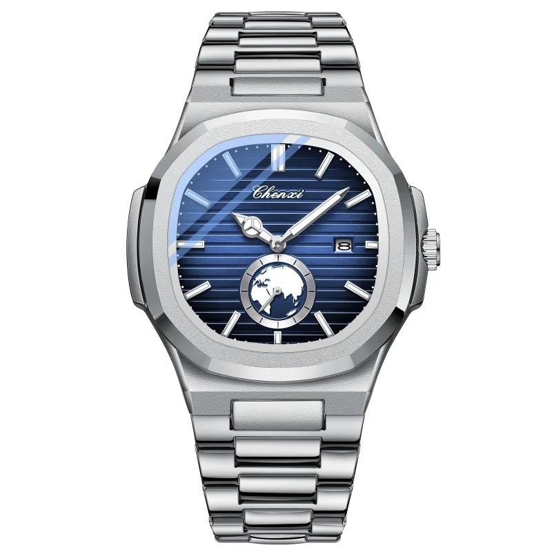 RELOJ HOMBRE CHENXI 612 ANÁLOGO AZUL - 2
