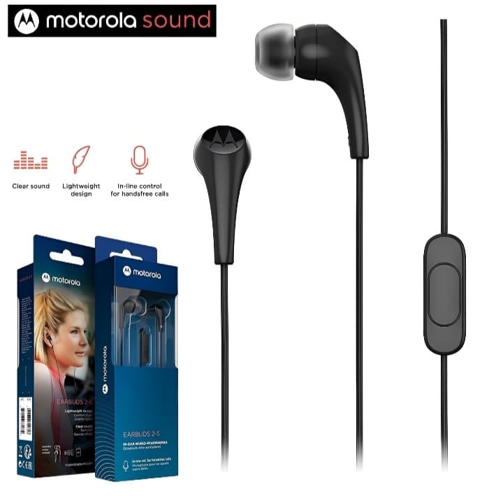 AUDÍFONOS MOTOROLA IN-EAR 2-S NEGRO - 3