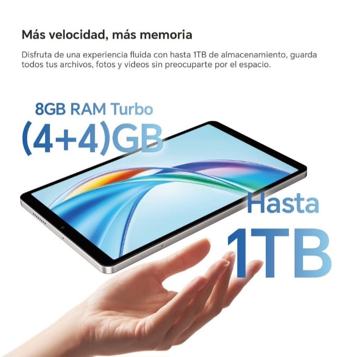 TABLET HONOR PAD X7 4GB RAM 128GB GRIS - 2