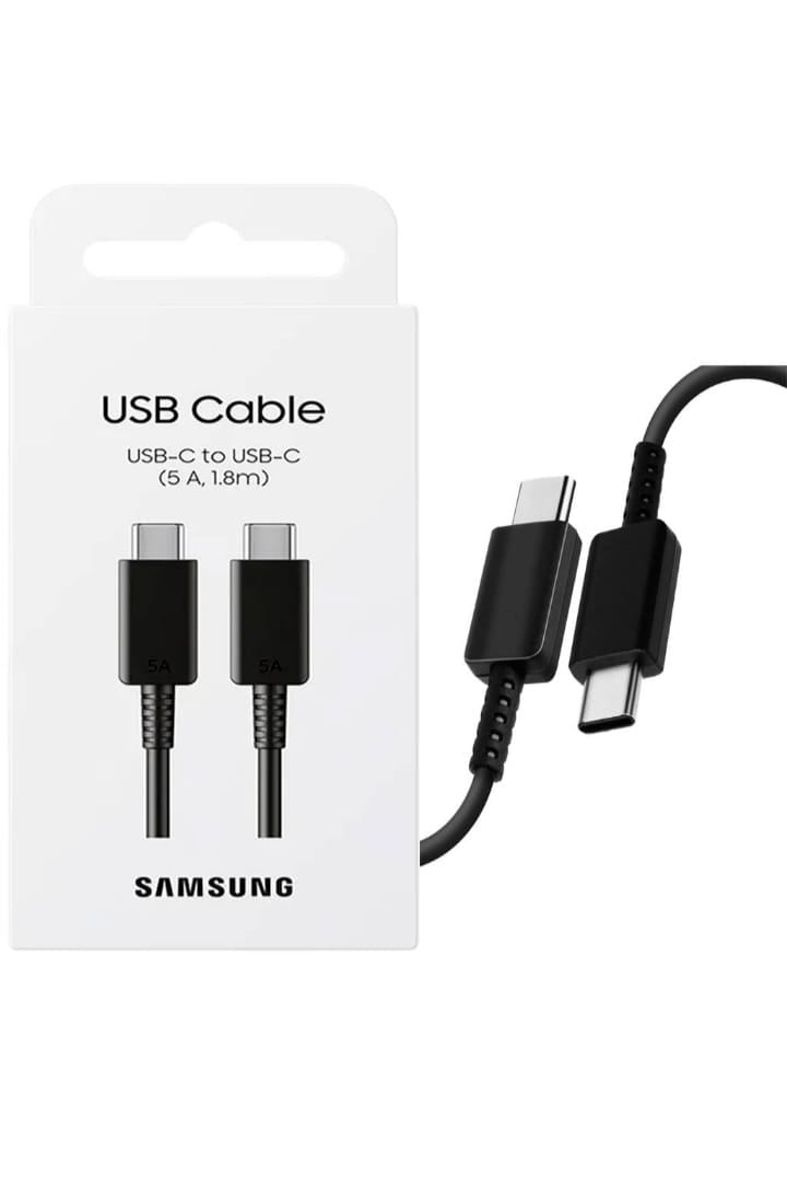 SAMSUNG CABLE 180CM USB-C TO USB-C DE 5A NEGRO - 1
