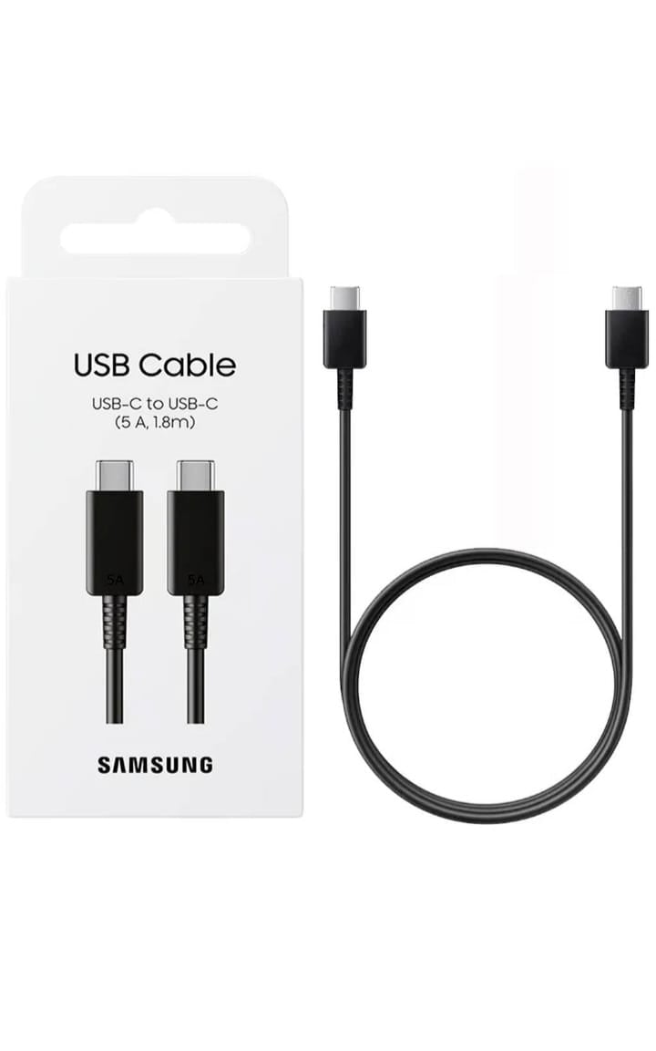 SAMSUNG CABLE 180CM USB-C TO USB-C DE 5A NEGRO - 2