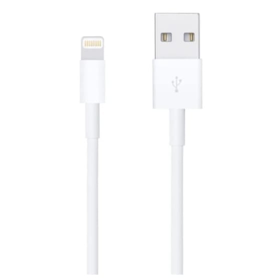 CABLE LIGHTNING A USB APPLE, 1M, 20W, TPE, BLANCO - 2