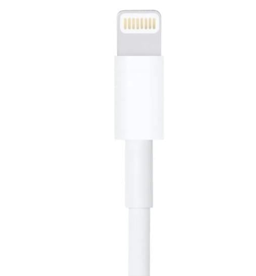 CABLE LIGHTNING A USB APPLE, 1M, 20W, TPE, BLANCO - 4