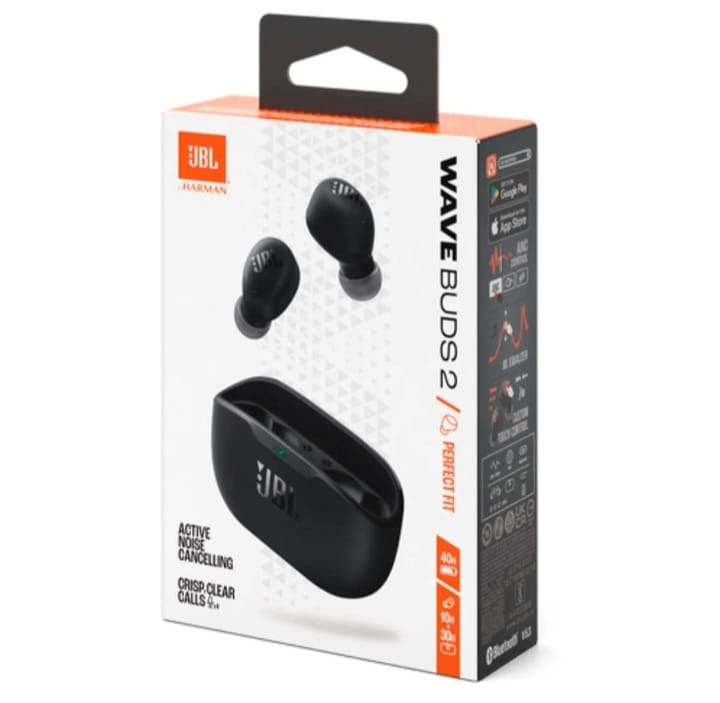 AUDIFONOS JBL WAVE BUDS 2 BLACK - 1