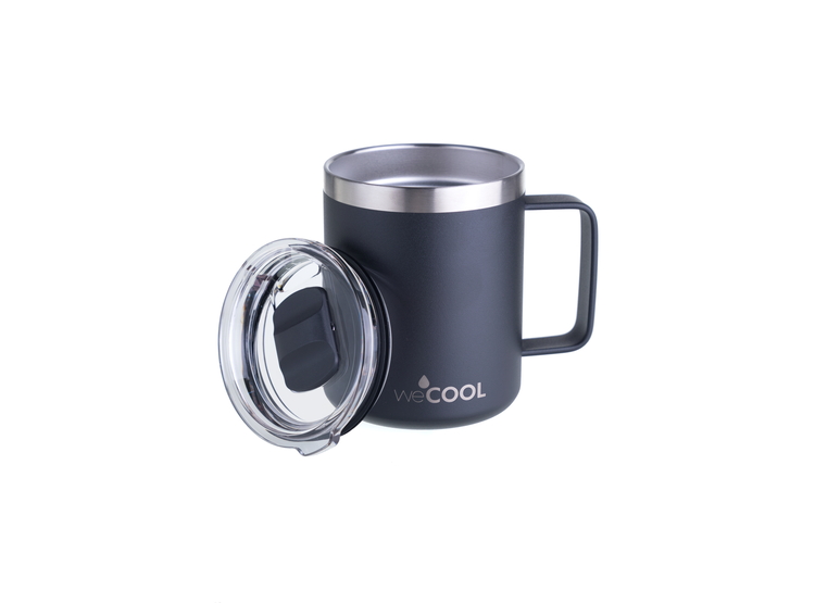 TAZA TERMICA 360ML ACERO INOXIDABLE NEGRO - 2