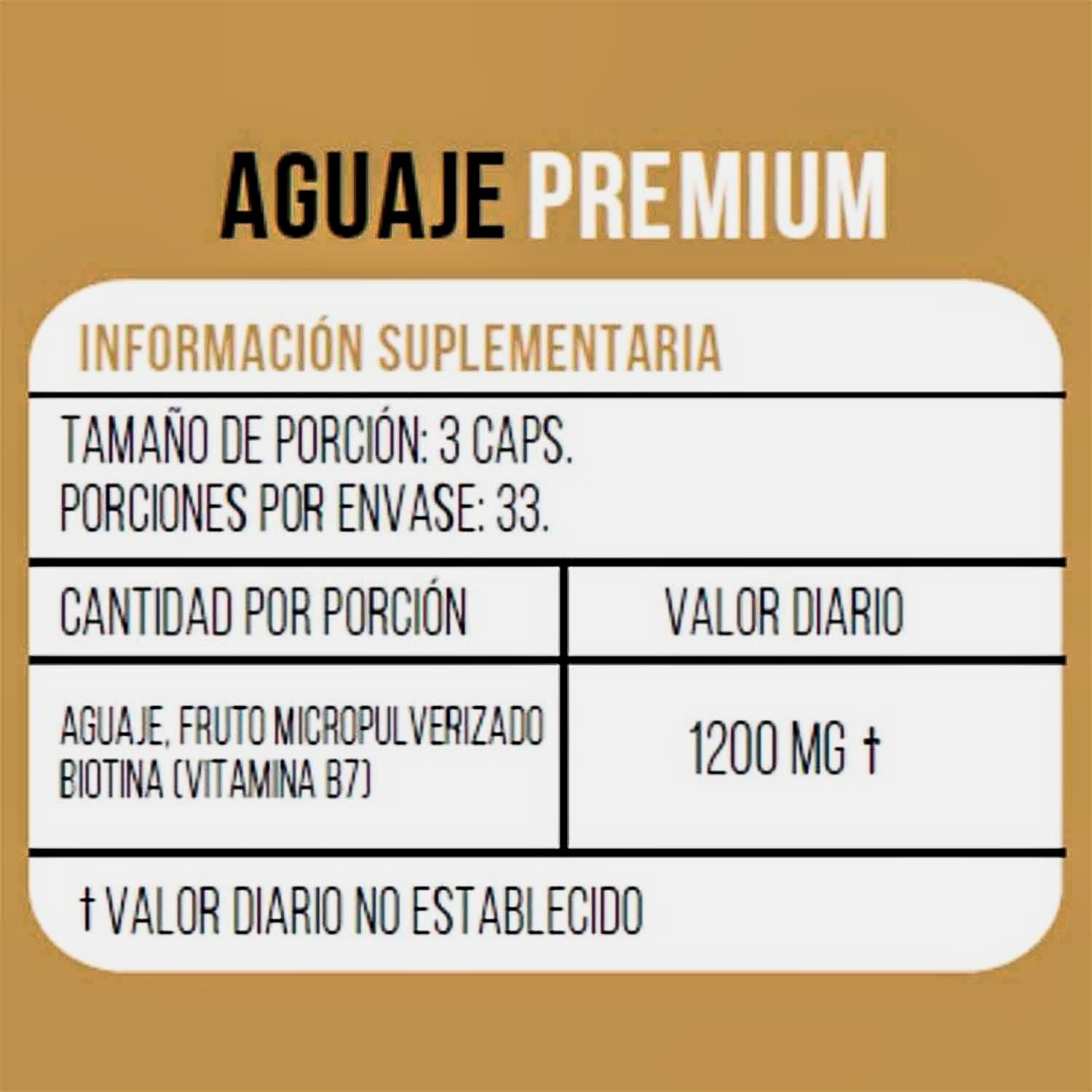 OMEGA 3 + AGUAJE PREMIUM CÁPSULAS MUJER AGUAJE - 4