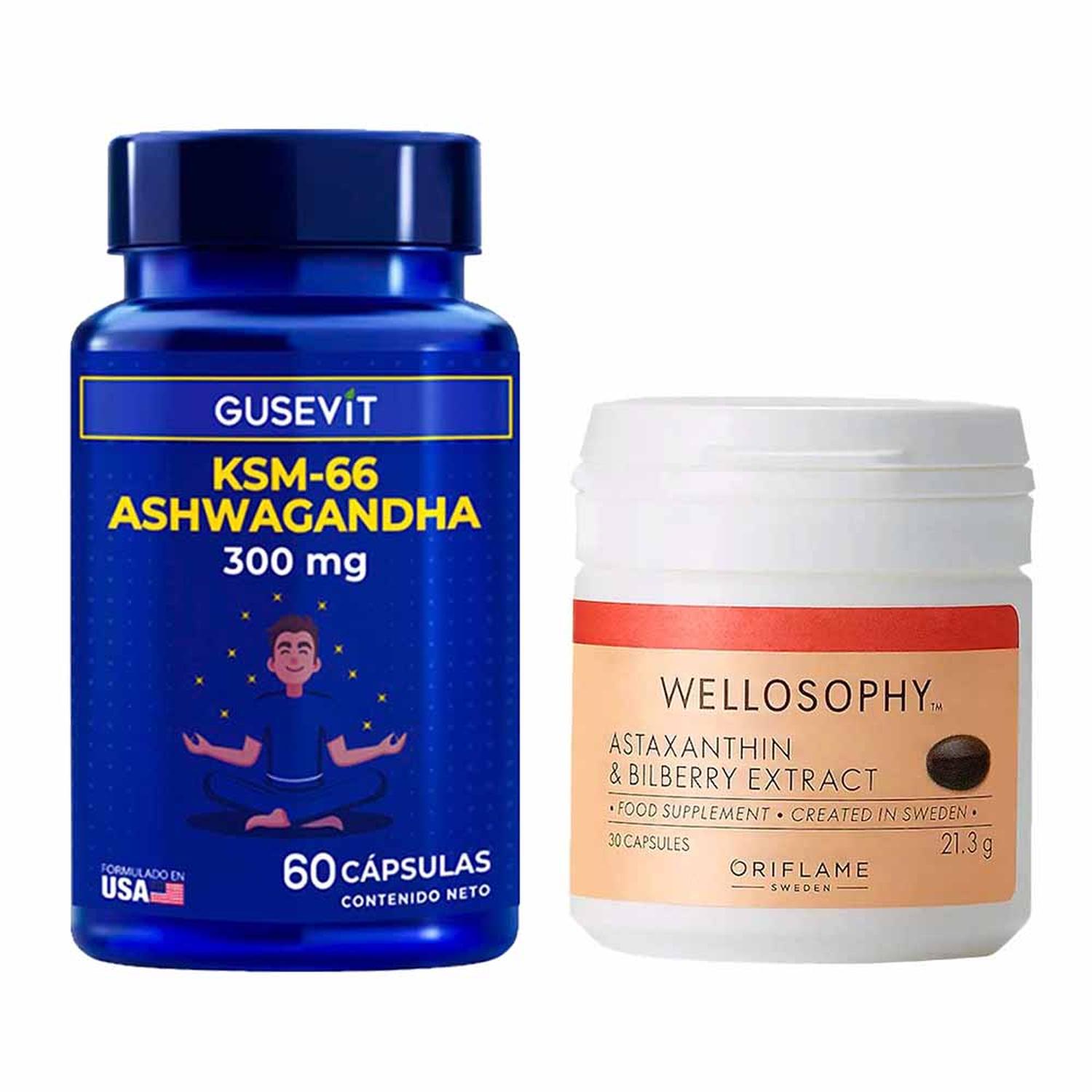 ASHWAGANDHA + ASTAXANTINA WELLOSOPHY - 1
