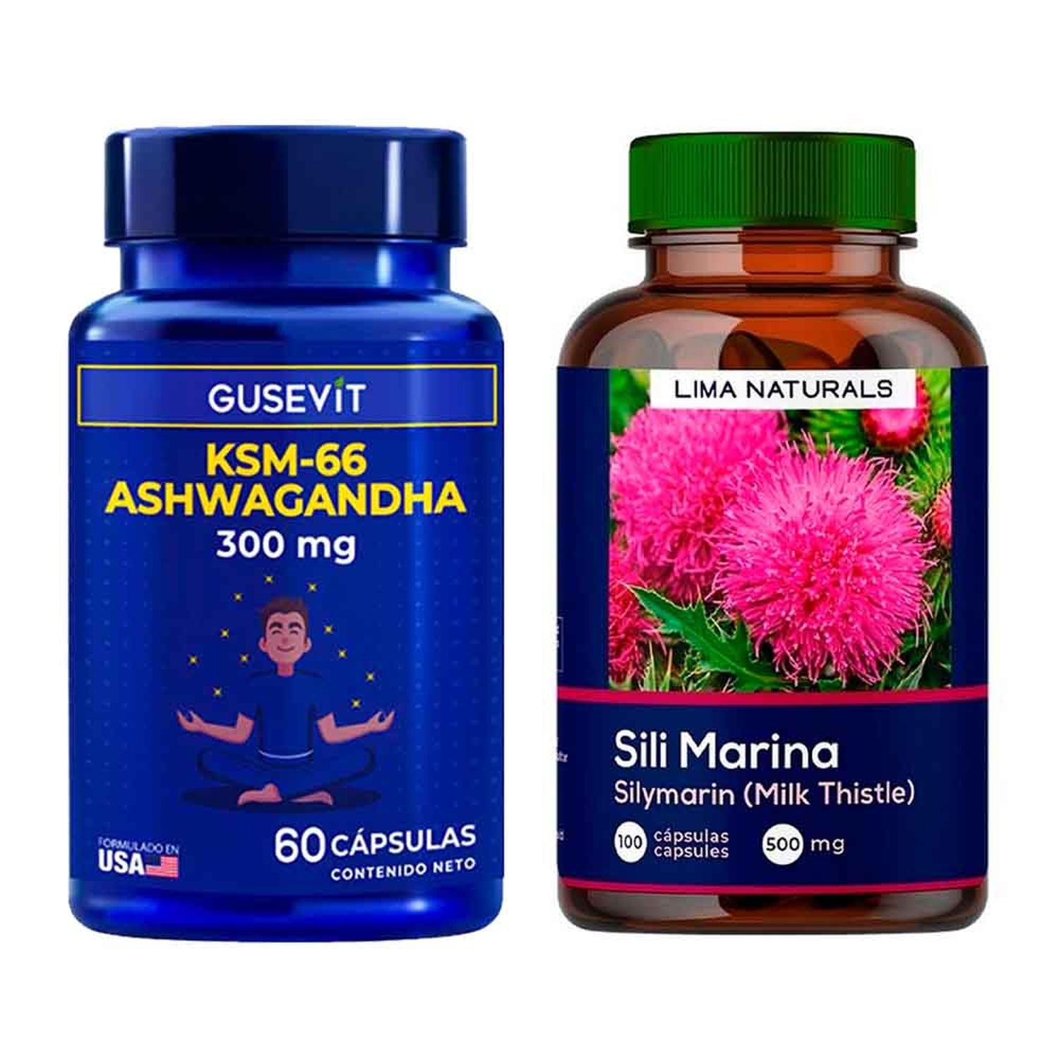 ASHWAGANDHA + SILIMARINA LIMA NATURALS - 1