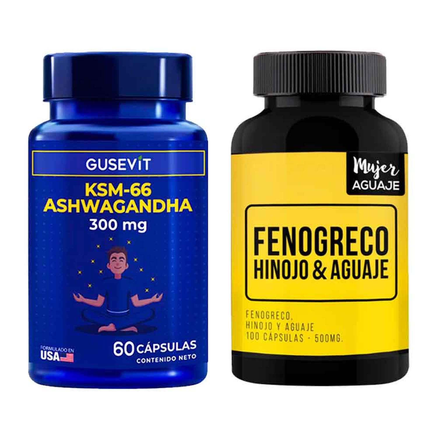 ASHWAGANDHA + HINOJO MUJER AGUAJE - 1