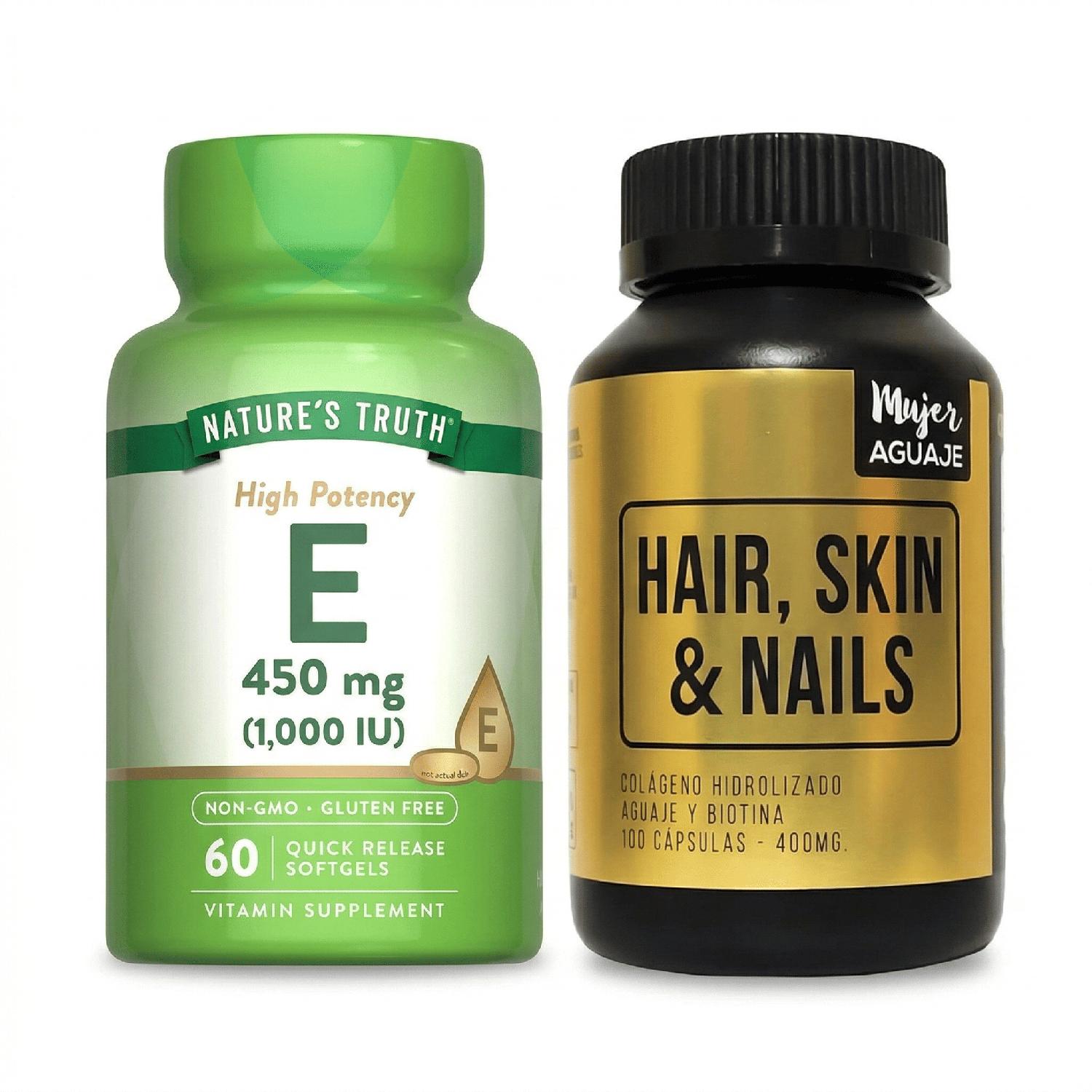 HAIR, SKIN Y NAILS Y VITAMINA E - 1