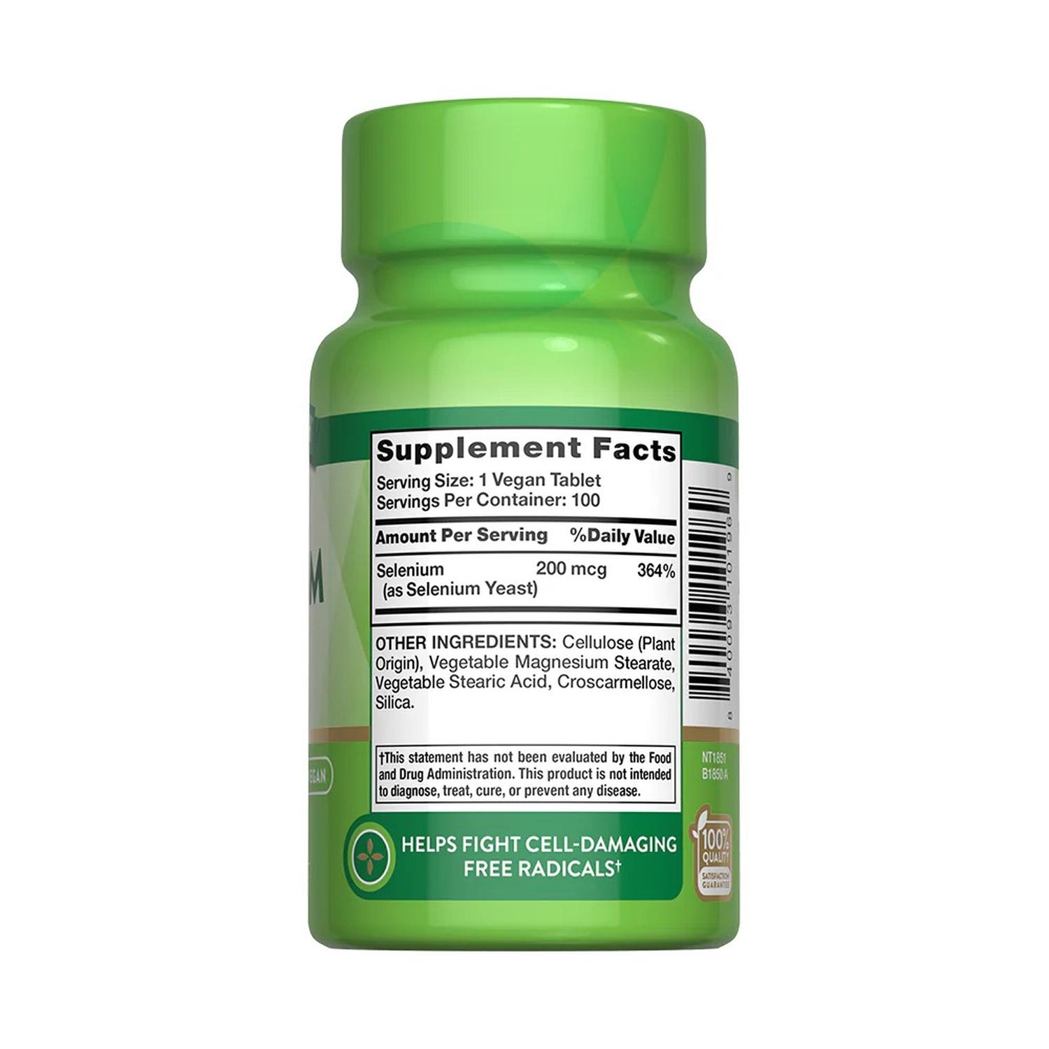SELENIO 200 MCG 100 TABLETAS - 3
