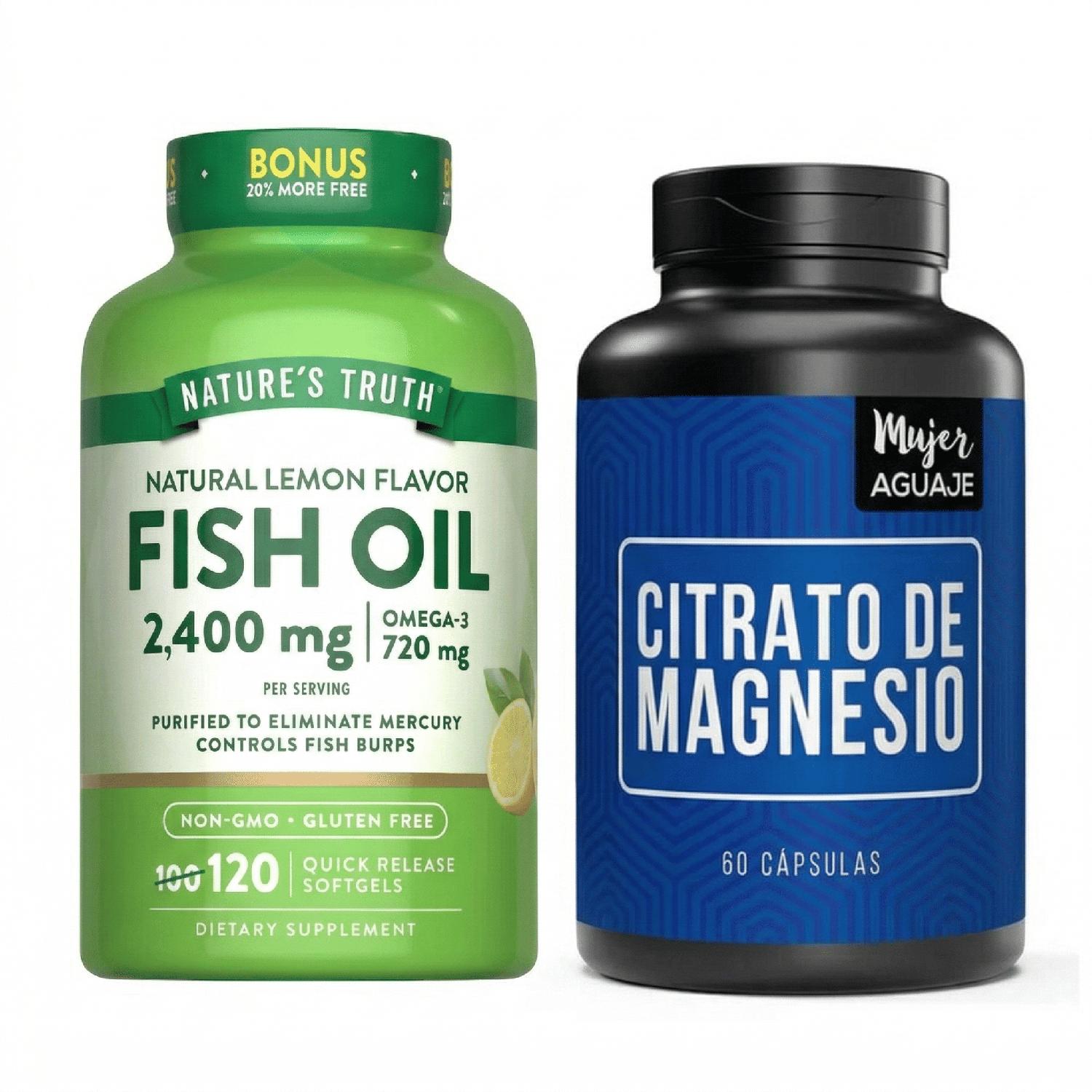CITRATO MAGNESIO Y OMEGA 3 CÁPSULAS - 1