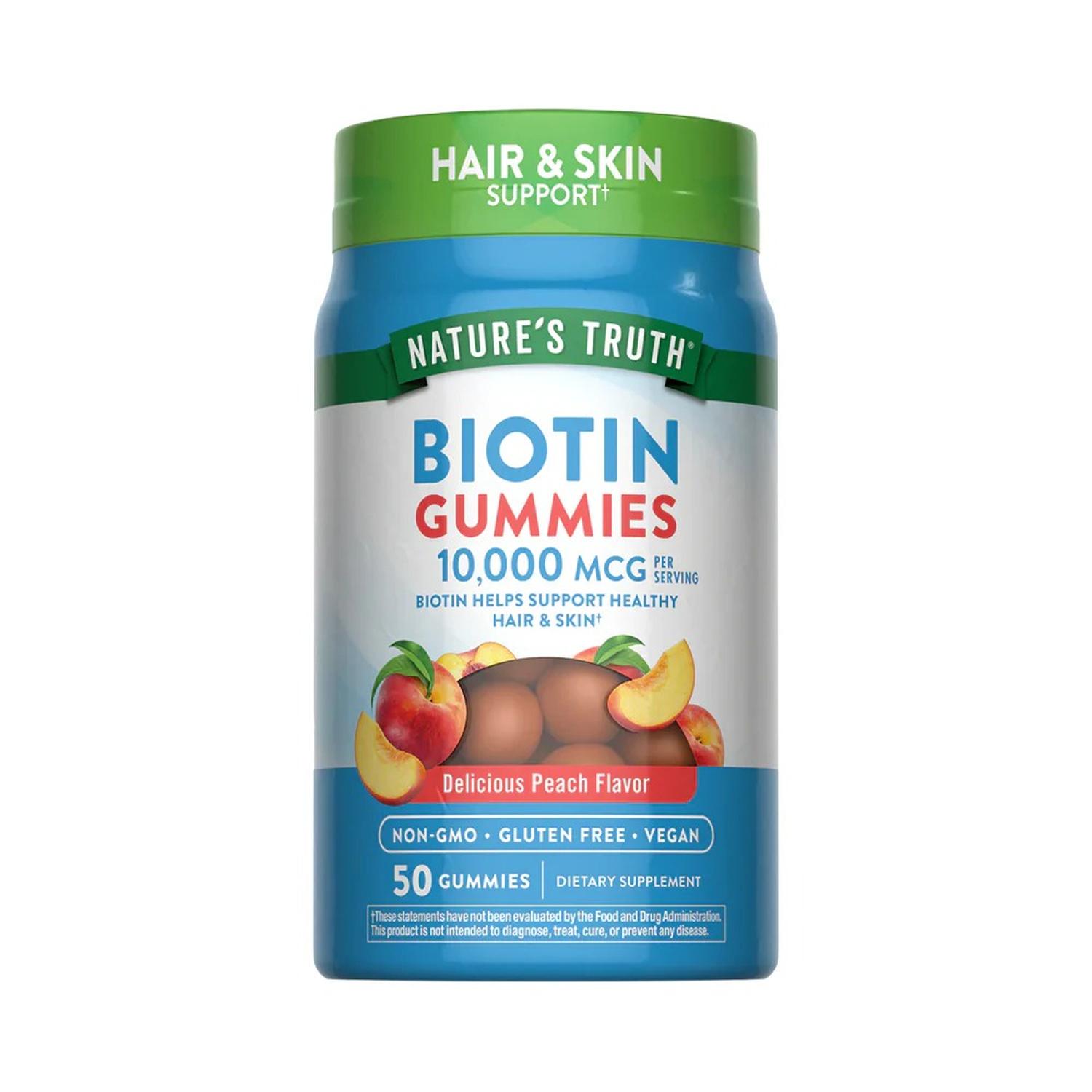 GOMITAS DE BIOTINA 10,000 MCG - 50 GOMITAS - 1