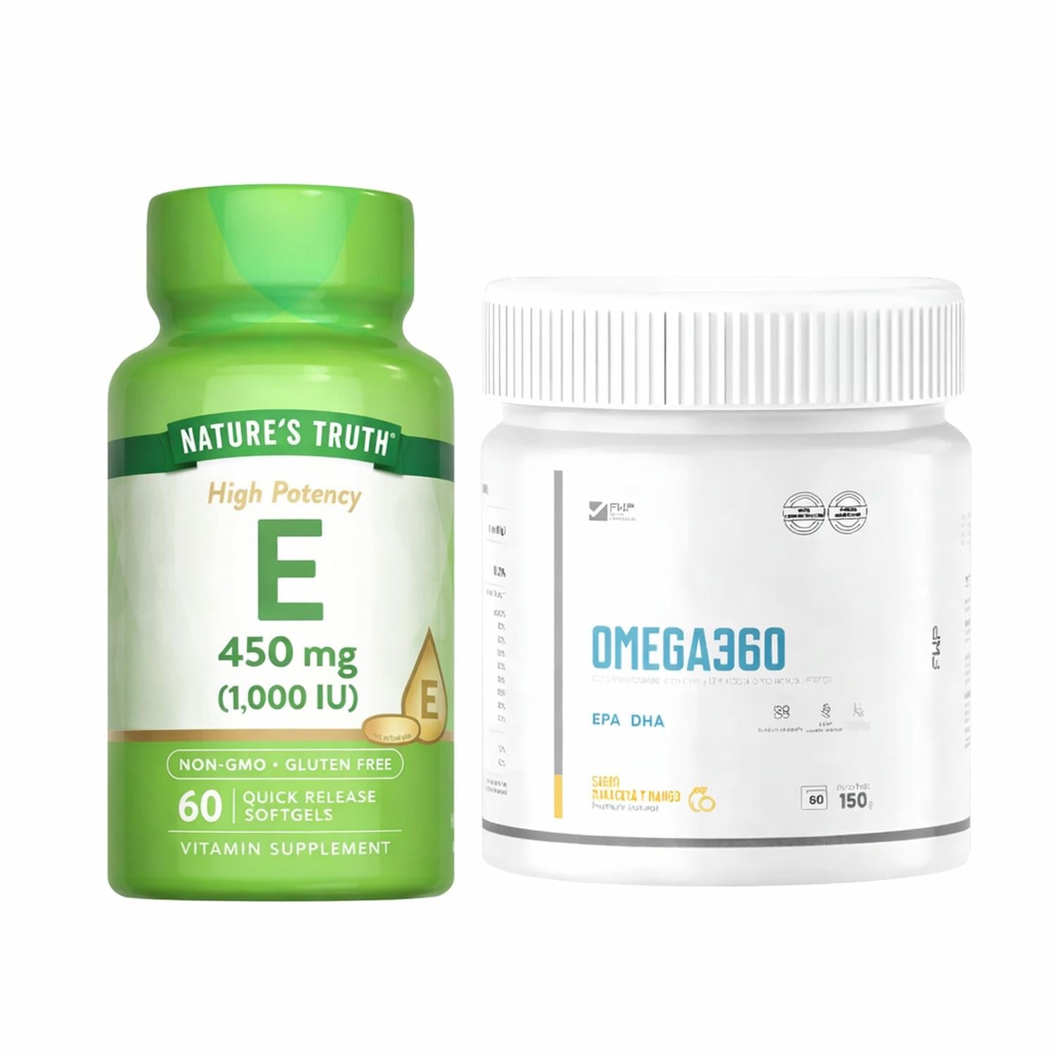 OMEGA 360 + VITAMINA E 450 MG - 1