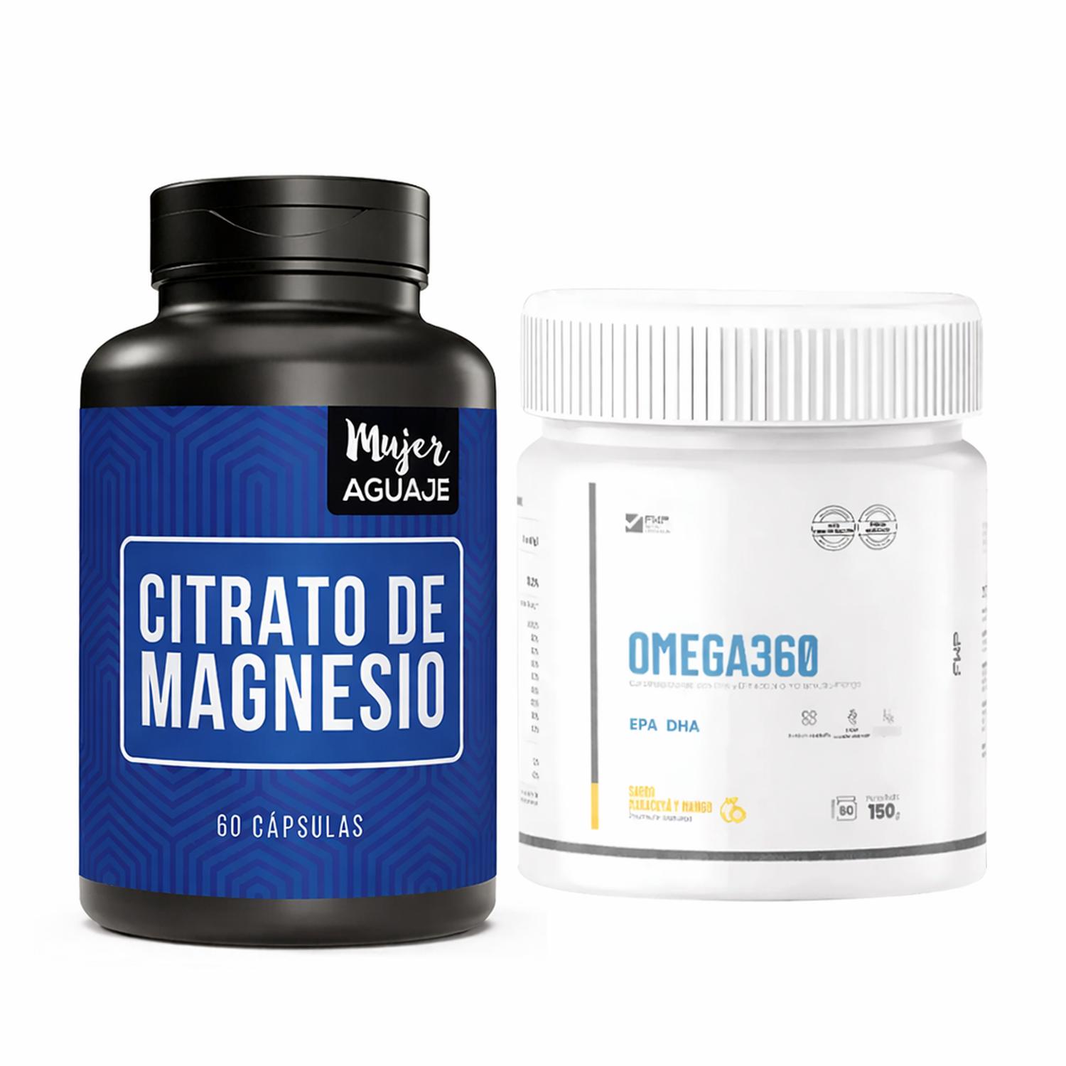 OMEGA 360 + CITRATO DE MAGNESIO - 1