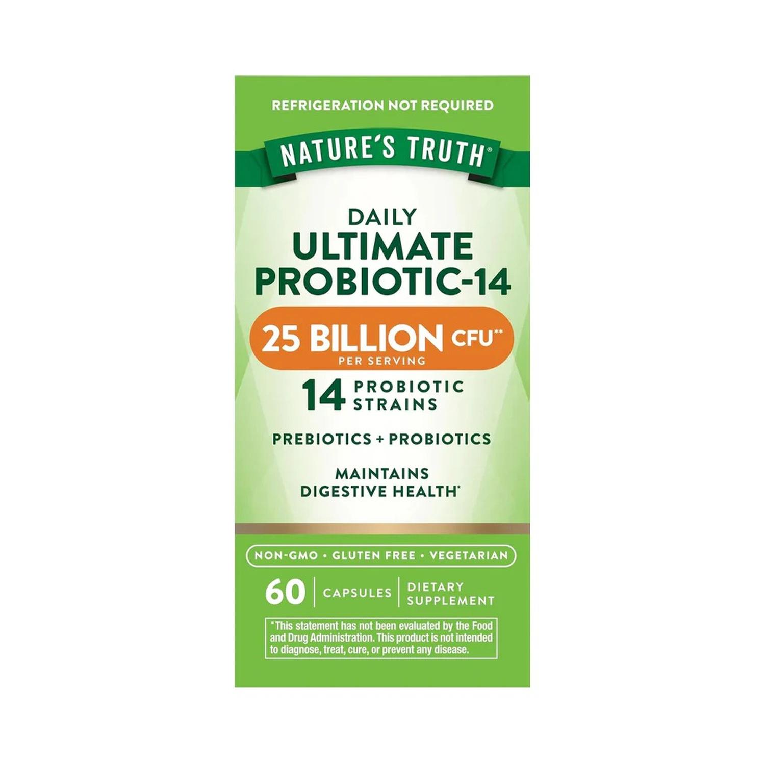 PROBIÓTICO + PREBIÓTICOS FLORA INTESTINAL 60 CÁPSULAS - 1