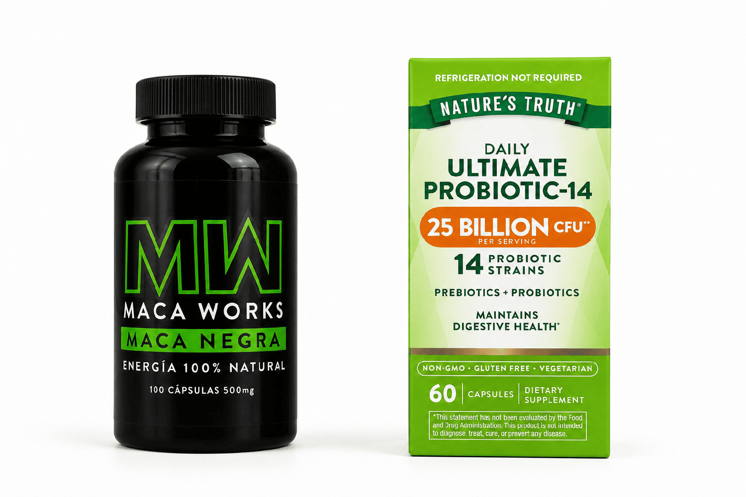 PACK PROBIÓTICO 25B + MACA NEGRA CÁPSULAS - 1