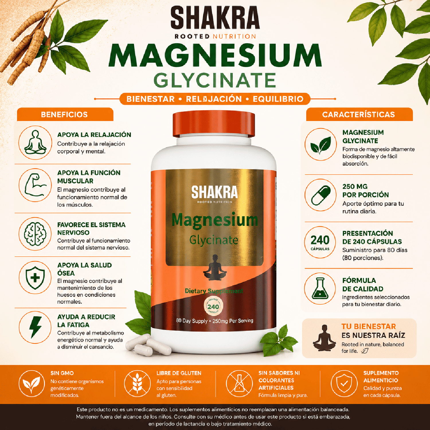 PACK MAGNESIO + CÚRCUMA MUJER AGUAJE - 2