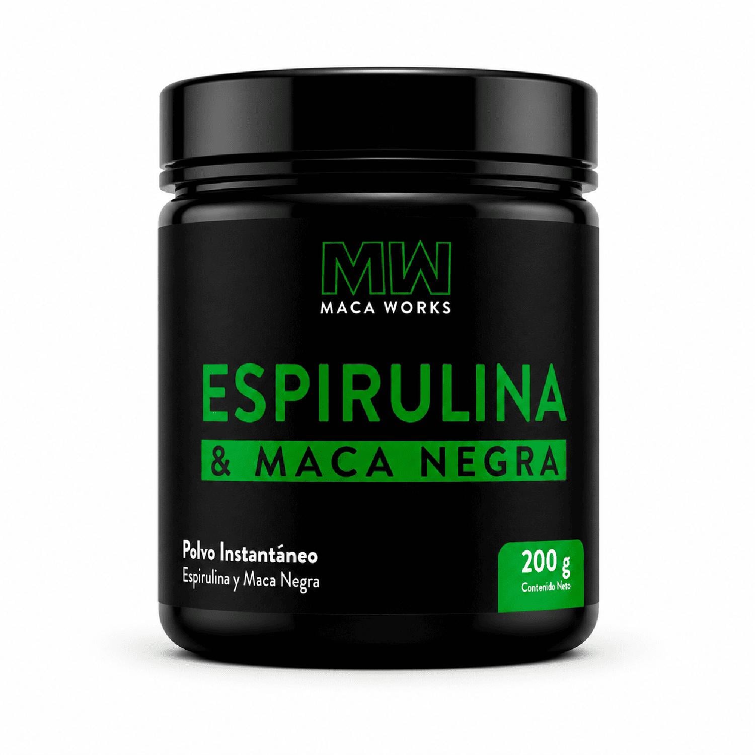 ESPIRULINA Y MACA NEGRA 200G | ENERGÍA NATURAL - 1