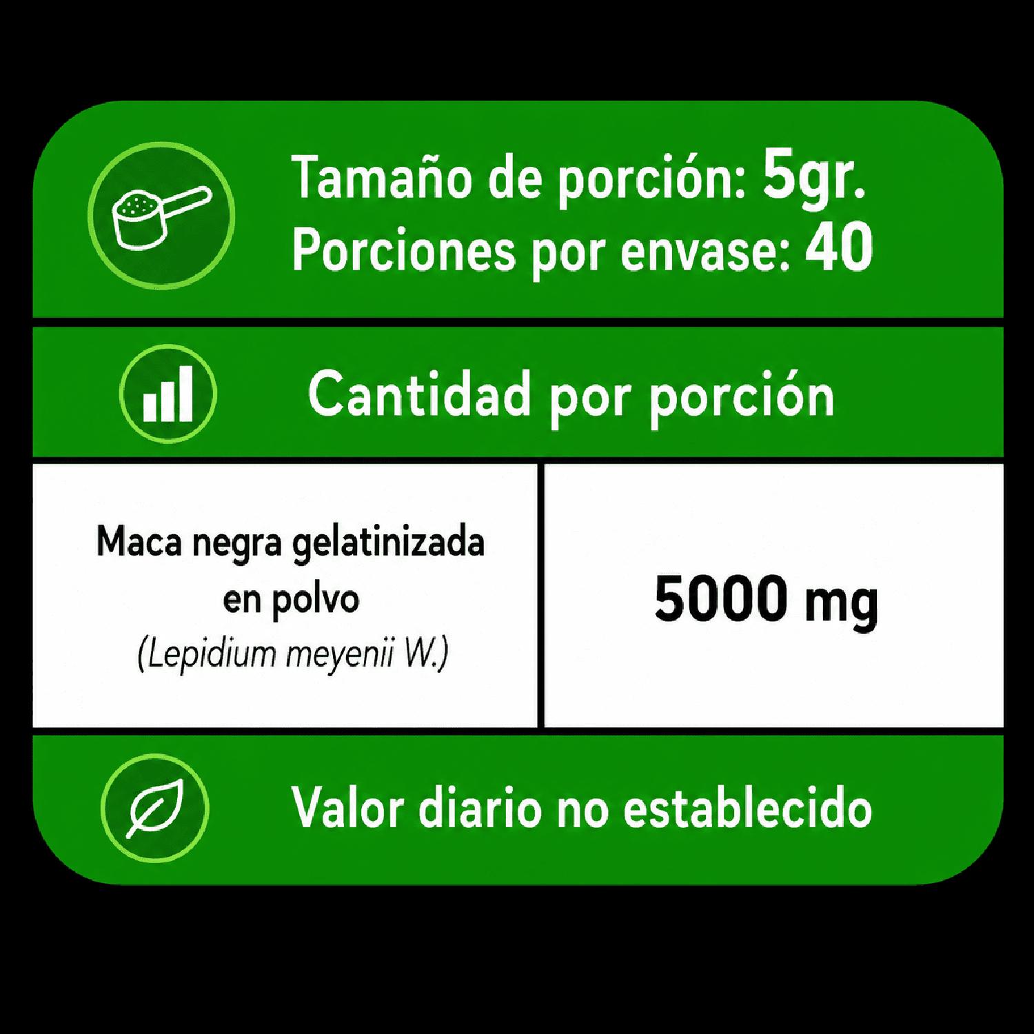MACA NEGRA 200G | ENERGÍA Y VITALIDAD - 3