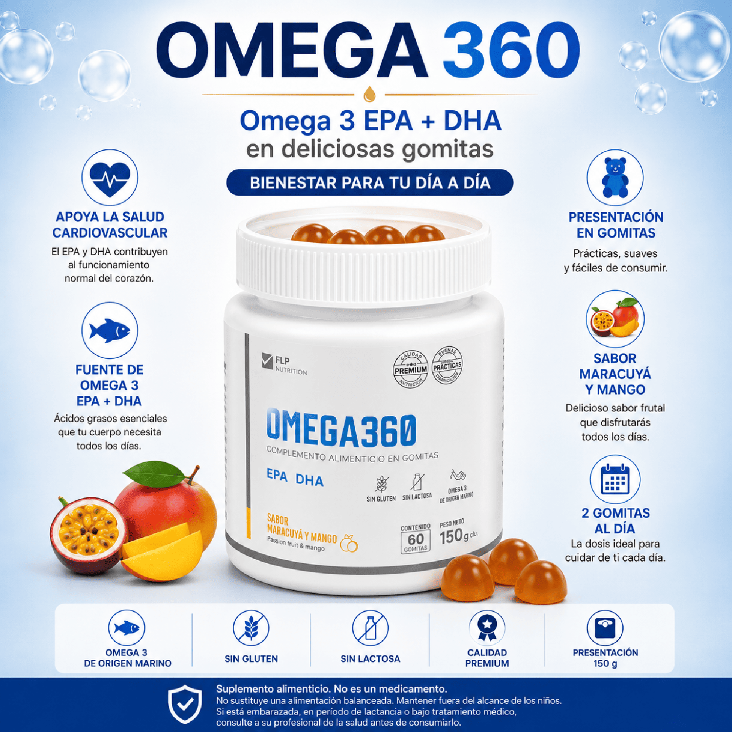PACK OMEGA 360 + POTASIO Y MAGNESIO NATURE'S TRUTH - 2