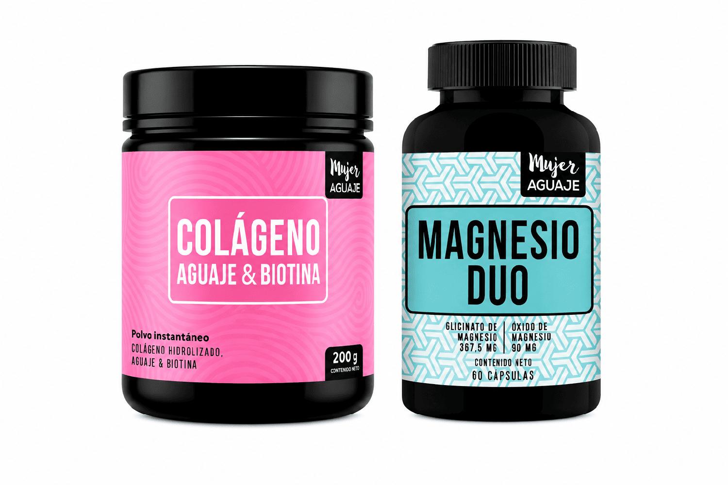 PACK COLÁGENO MAGNESIO DUO MUJER AGUAJE - 1