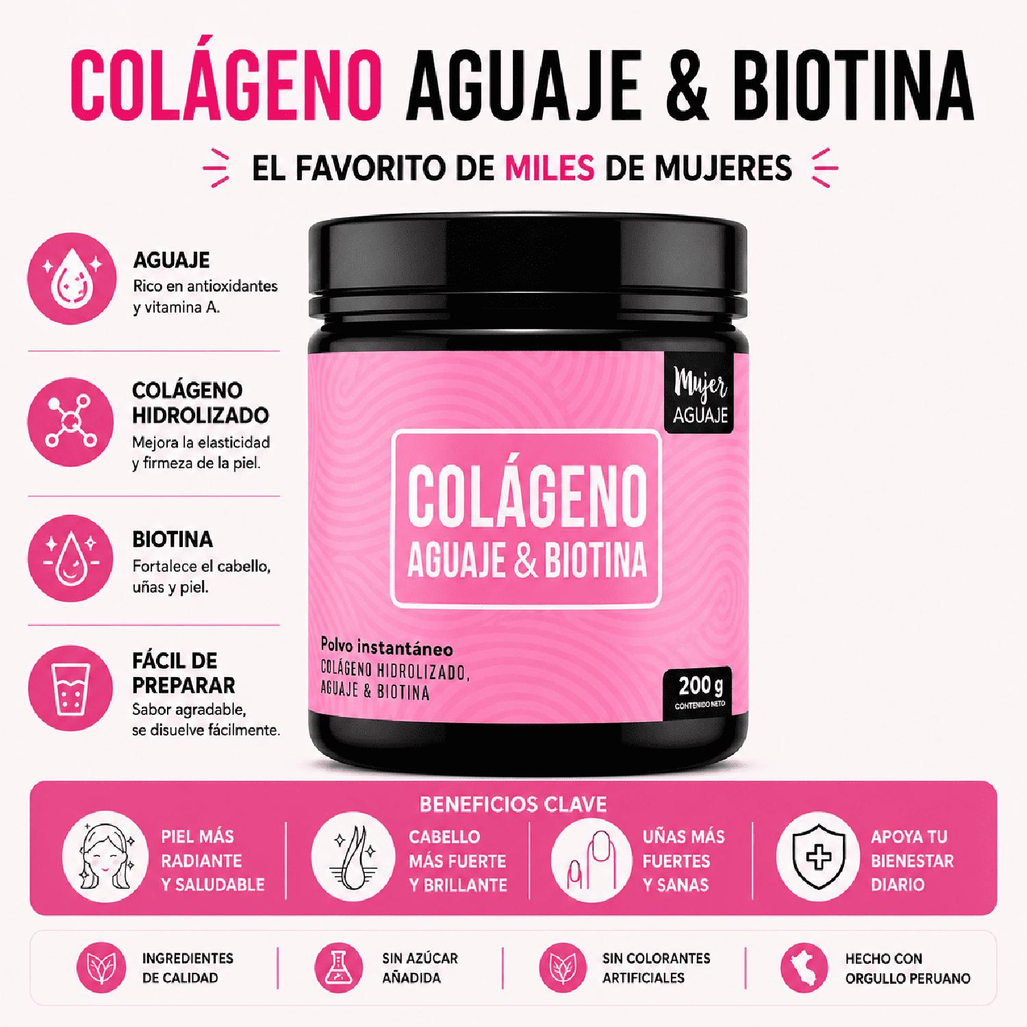 PACK COLÁGENO MAGNESIO DUO MUJER AGUAJE - 3