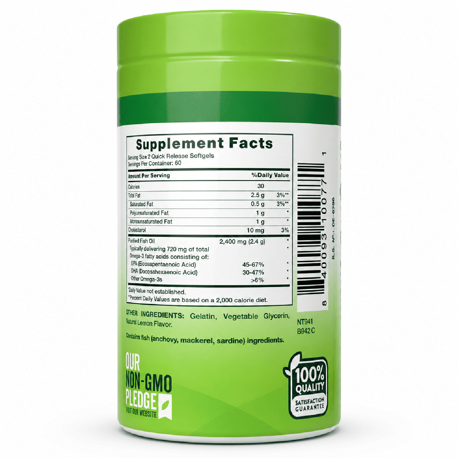 PACK MAGNESIO COMPLEX 120 CÁPSULAS + OMEGA 3 120 SOFTGELS - 6