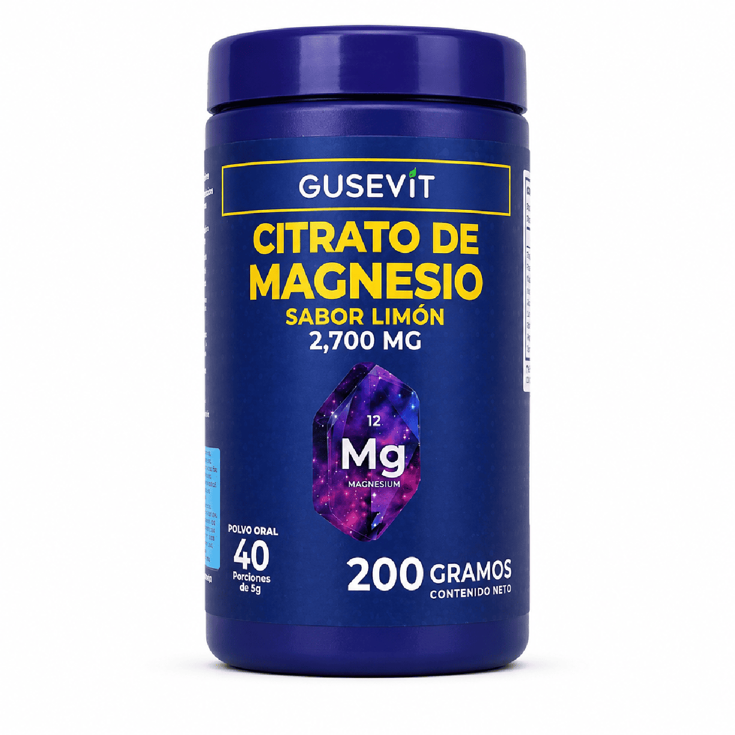CITRATO DE MAGNESIO GUSEVIT 200 G SABOR LIMÓN - 1