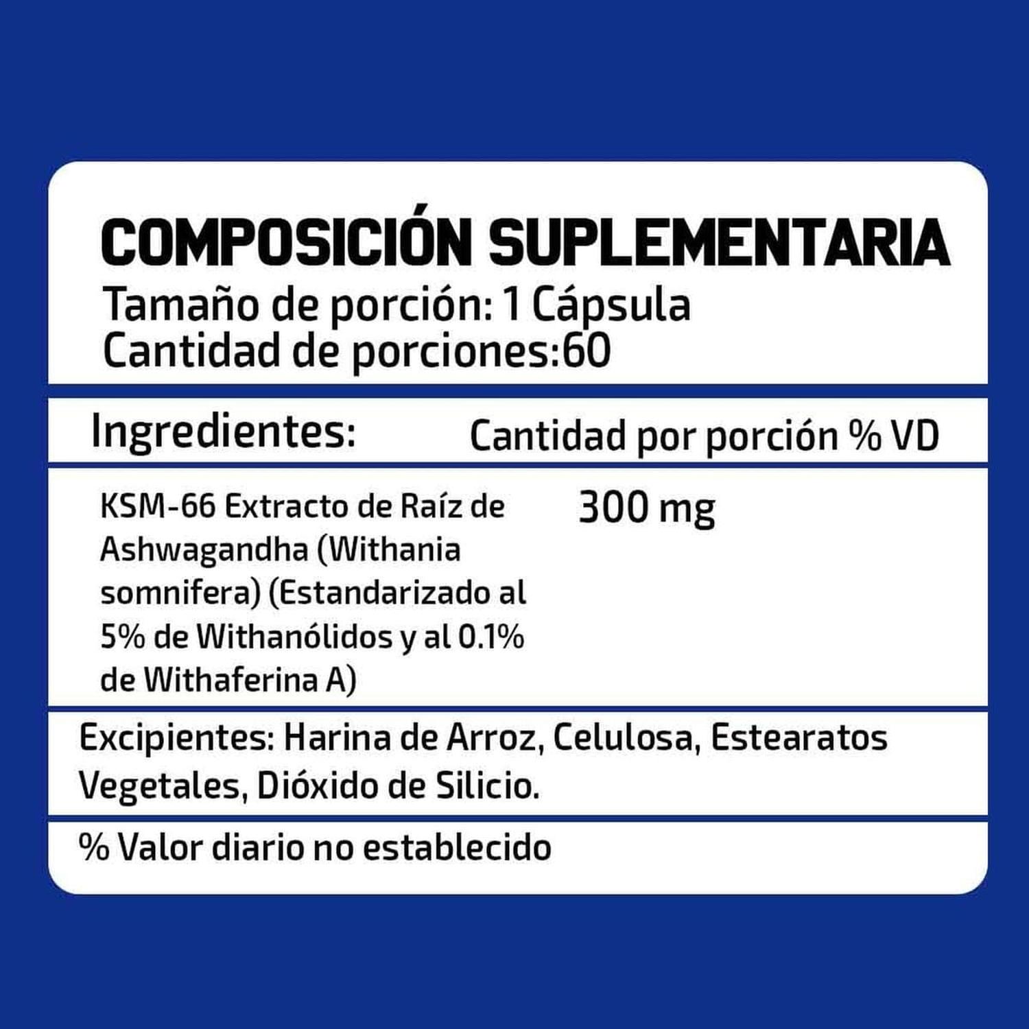 PACK MAGNESIO GLICINATO + ASHWAGANDHA KSM-66 - 6