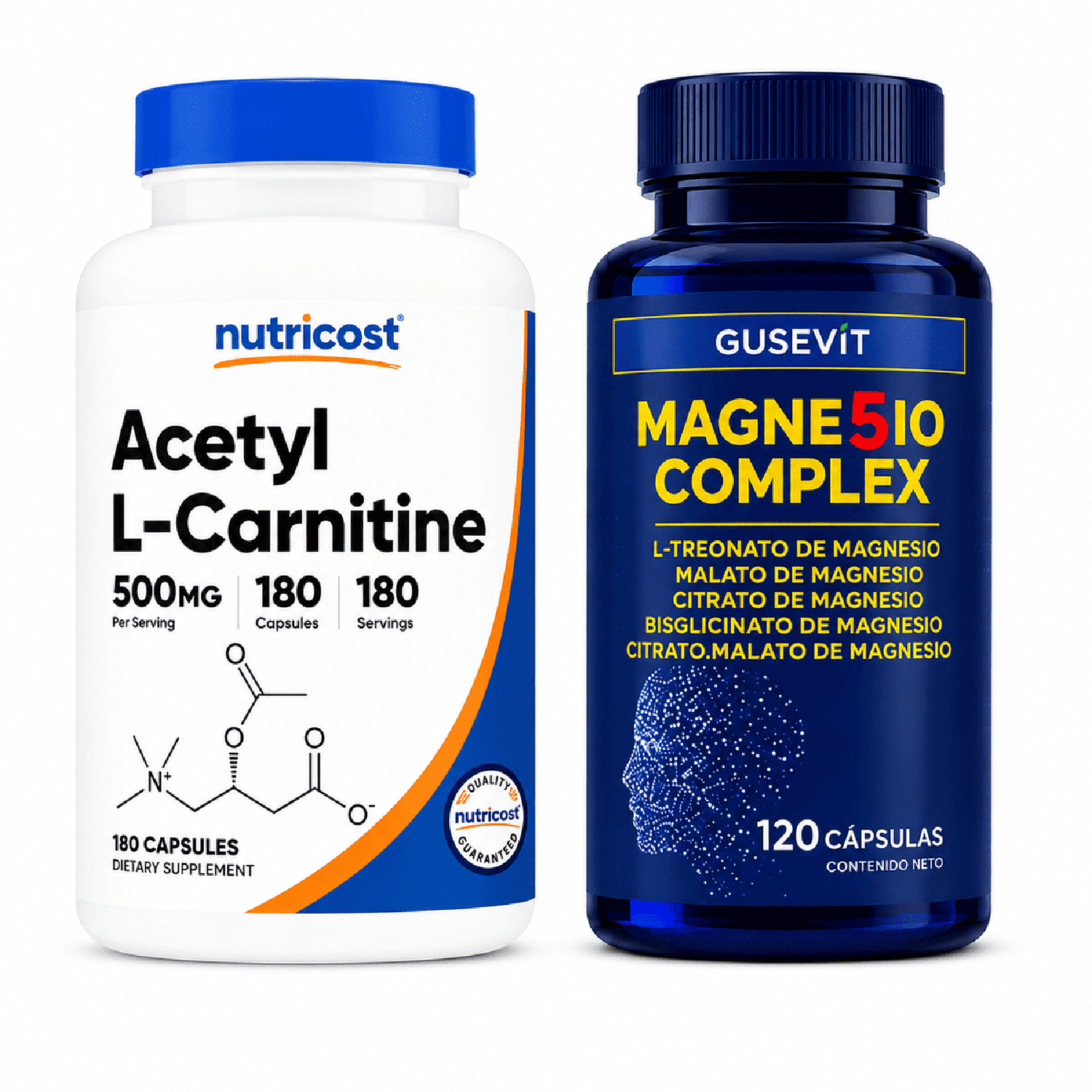 PACK ACETYL L-CARNITINE 500 MG + MAGNESIO COMPLEX - 1