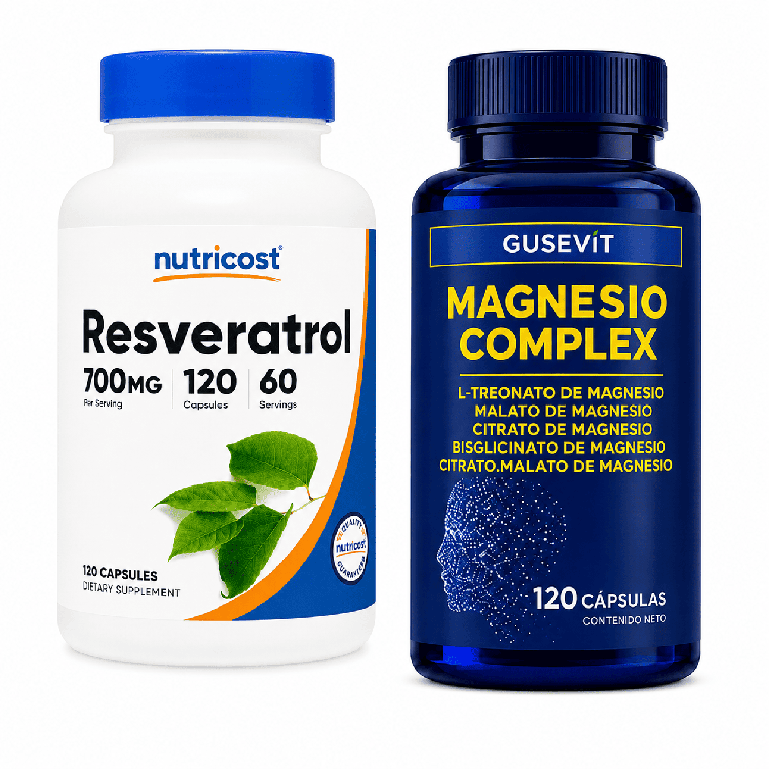 PACK RESVERATROL 700 MG Y MAGNESIO COMPLEX GUSEVIT - 1