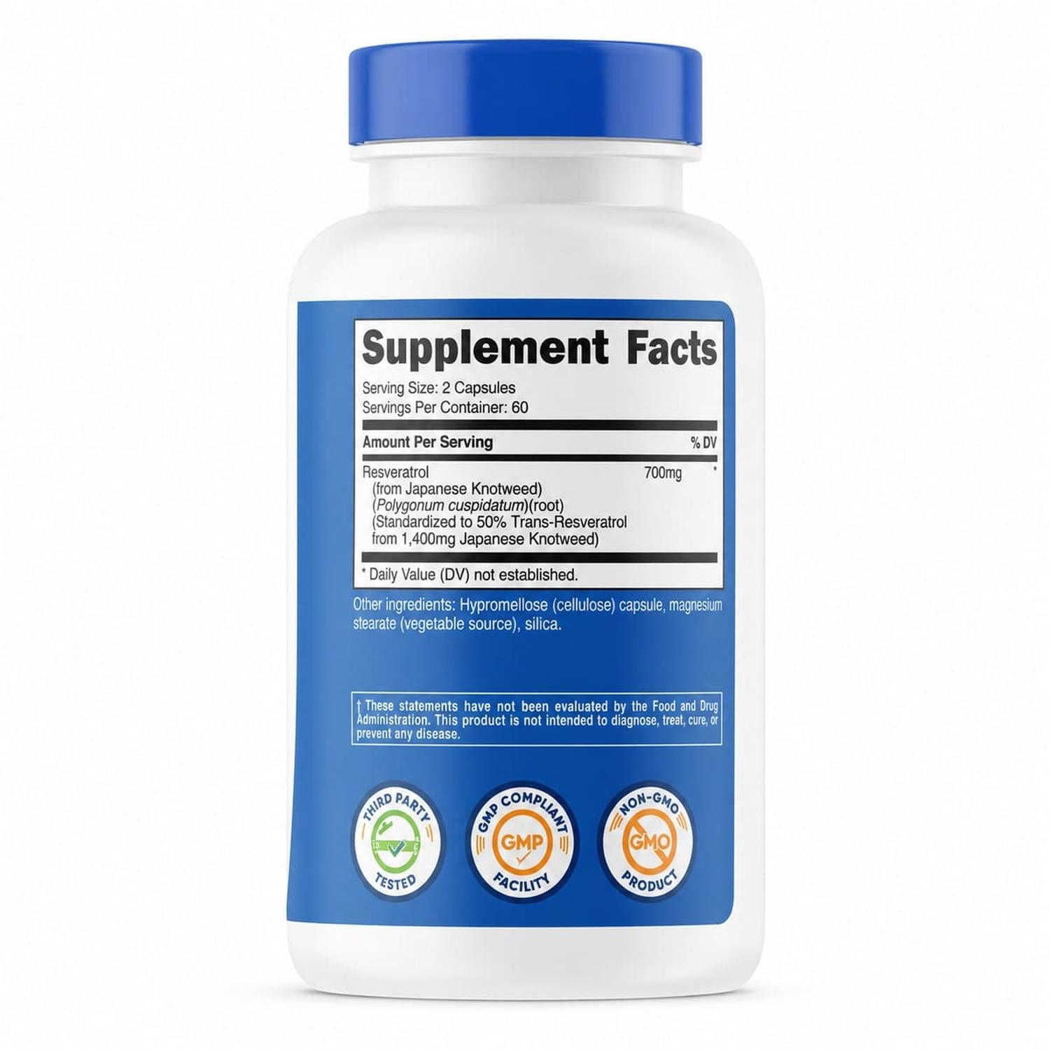 PACK RESVERATROL 700 MG Y MAGNESIO COMPLEX GUSEVIT - 7